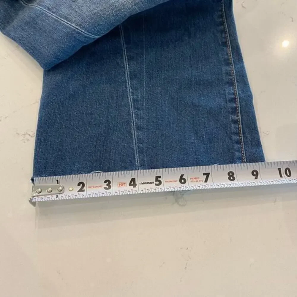 Pilcro and the Letterpress High-Rise Flare Cropped Jeans size‎ 31 Petite